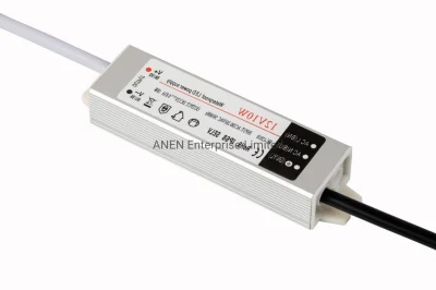 Adattatore di illuminazione a LED 12V con modalità di commutazione impermeabile IP67 universale da 10 Watt Alimentatore LED 24V AC DC Trasformatore driver LED